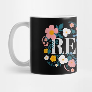 Resist Floral Protest Trump Anti Trump Mug